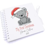 Personalised My First Christmas Scrapbook Photo Album UV-229