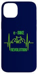 iPhone 14 Plus eBike Revolution Bicycle Electric Heartbeat Funny EKG Pulse Case