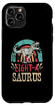 Coque pour iPhone 11 Pro Dinosaure pour enfant de 8 ans - 8e anniversaire - Rex Dino Huit Saurus