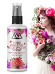 Rose Water Toner, 100% Pure Natural Rose Water Spray Roses Face Hydrosol Mist