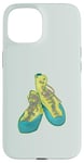 iPhone 15 Old rock climbing shoes illustration climbing gear Case