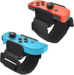 Lot De 2 Bracelets Compatible Avec Switch Just Dance 2024 2023 2022¿Band Compatible Avec Joycon, Sangles De Poignet Poignées Compatible Avec Nintendo Switch &oled Model(Noir)