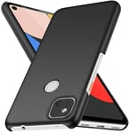 For Google Pixel 4a Case Ultra Slim Hard Back Cover - Matte Black