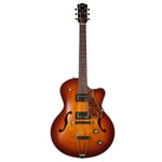 Godin 5th Avenue Semi-Acoustic Guitar ~ Cognac Burst Kingpin II HB