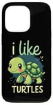 iPhone 13 Pro I Like TURTLES Cartoon Turtle Case