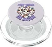 Fur-ever in My Heart Kawaii Cochon d'Inde Cœur PopSockets PopGrip pour MagSafe