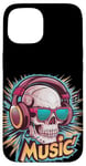 Coque pour iPhone 15 Cool Headphones Music Lover