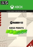 MADDEN NFL 22 - 5850 Madden Points XBOX LIVE Key GLOBAL