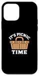 Coque pour iPhone 12 mini It's Picnic Time - Fun Picnic Basket Design for Outdoor Love
