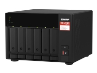 QNAP TS-673A - NAS-server - 6 fack - 48 TB - SATA 6Gb/s - HDD 8 TB x 6 - RAID 0, 1, 5, 6, 10, 50, JBOD - RAM 8 GB - 2.5 Gigabit Ethernet - iSCSI support