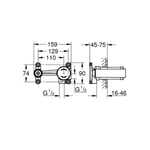 Grohe Corps encastré pour mitigeur monocommande 23571000