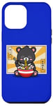 Coque pour iPhone 12 Pro Max Kawaii Hot Pot Ramen Bear Taiwan Travel