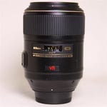 Nikon Used AF-S VR Micro-Nikkor 105mm f/2.8G IF-ED Macro Lens