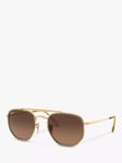 Ray-Ban RB3648M Unisex The Marshal Irregular Sunglasses