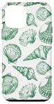 iPhone 12 mini Green ink Seashell Starfish Ocean Beach Sea Case