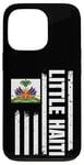 Coque pour iPhone 13 Pro Little Haiti America Drapeau américain haïtien patrimoine haïtien