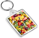 Juicy Fruit Salad Keyring - IP02 - Food Restaurant Diet Healthy Kiwi Gift #8655