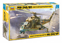 Mil-Mi 24 V/ Vo Hélicoptère 1:48 Plastique Model Kit Zvezda