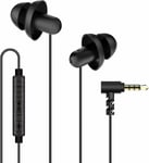 Hearprotek Sleep Earbuds, Soft Lightweight Earbuds Wired with Mic and Volume