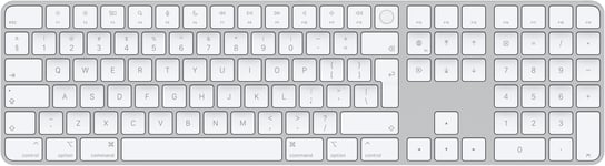 Apple Magic Keyboard med Touch-ID og Numpad (Dansk, hvide taster)