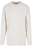 Urban Classics Men's Oversized Open Edge Longsleeve T-Shirt, Sand, 3XL