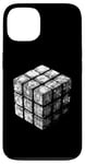 Coque pour iPhone 13 Magic Cube 3D Wireframe – Vintage Magic Cube Lover