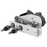 Roca Viskermotor W38 - 12V 78mm aksling