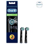 Oral-B CrossAction Black Edition Replacement Toothbrush Heads 2pcs