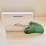 Gua Sha Natural Green Aventurine The Stone Of Confidence Face and Neck Massager