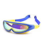 Swimming goggles Children Swimming Goggles Anti Fog Waterproof Kids Cool Arena Swim Eyewear Boy Girl Professional Swimming Glasses (Color : Blue and Yellow)