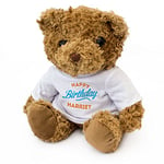London Teddy Bears Ours en Peluche Doux et Mignon avec Inscription « Happy Birthday Harriet »