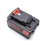 vhbw Batterie compatible avec Black & Decker GKC1820L, GKC1825L20, GKC1825LB, GLC1815L outil électrique (3000mAh Li-ion 18 V)