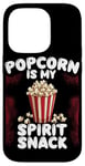 Coque pour iPhone 14 Pro Popcorn is My Spirit Snack Popcorn