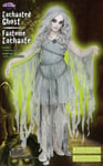 Fun World Enchanted Ghost Childrens Scary Spooky Dress Girls Halloween Costume