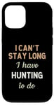 Coque pour iPhone 12/12 Pro Hunter Hunting Fishing Deer Game Hobby Job Pour homme et femme