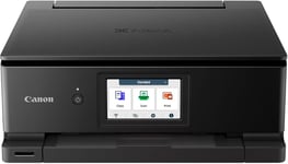 Pixma Ts875 Imprimante Photo Et Bureautique Multifonction Copie Jet D'Encre Couleur Wifi Recto-Verso Et Scanner, 6 Cartouches Séparées, Noir