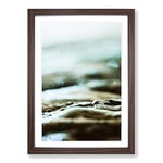 Big Box Art Magic of The Water in Abstract Framed Wall Art Picture Print Ready to Hang, Walnut A2 (62 x 45 cm)