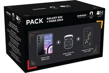 Pack S24 128 GO NOIR + BUDS FE + Coque Paris 2024