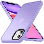 Anqrp Zero Seriesr Compatible avec iPhone 11 Coque, Étui translucide Mat et Minimaliste, Coque pour iPhone 11 avec Silicone Liquide 6.1 Pouces, Violet