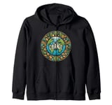 Plant the Seed of Change on Planet Earth Zip Hoodie