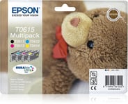 Epson Teddybear Multipack "Ourson" (T0615) - Encres DURABrite Ultra N, C, M, J