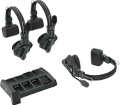 Solidcom C1 Full Duplex Wireless Intercom System Med  3 headsets