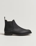 Crockett & Jones Chelsea 5 Black Rough-Out Suede