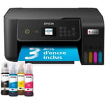 Imprimante multifonction A4 - EPSON - Ecotank ET-2870 - Wi-Fi - Réservoirs d’encre - 3 ans d’encre inclus