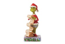 The Grinch by Jim Shore Grinch Holding Naughty/Nice List Figurine