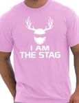 I Am The Stag Funny Stag Do Stag Night Wedding Mens T-Shirt Size S-XXL