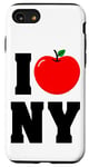 Coque pour iPhone SE (2020) / 7 / 8 Cool New York Food, Cool New York City Illustration Graphic