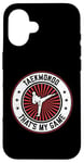 Coque pour iPhone 16 Le taekwondo, c'est mon jeu - Taekwondo Fighter