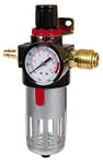 Original Einhell Filter Pressure Regulator R3/8 Inch (Compressor Accessories, Max. Working Pressure 10 Bar, 9.5 mm Connection)