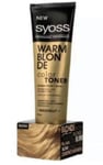 Syoss Professional WARM BLONDE Color Toner Hair Color Dye NO AMMONIA Washout